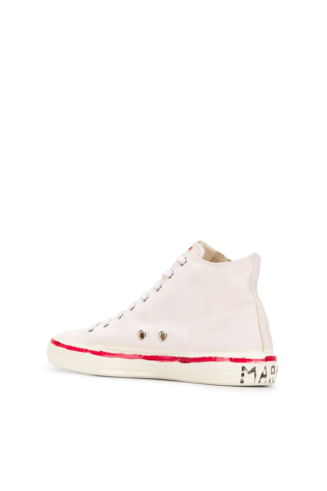 Marni-OUTLET-SALE-Graffiti Logo High-Top Sneakers-ARCHIVIST