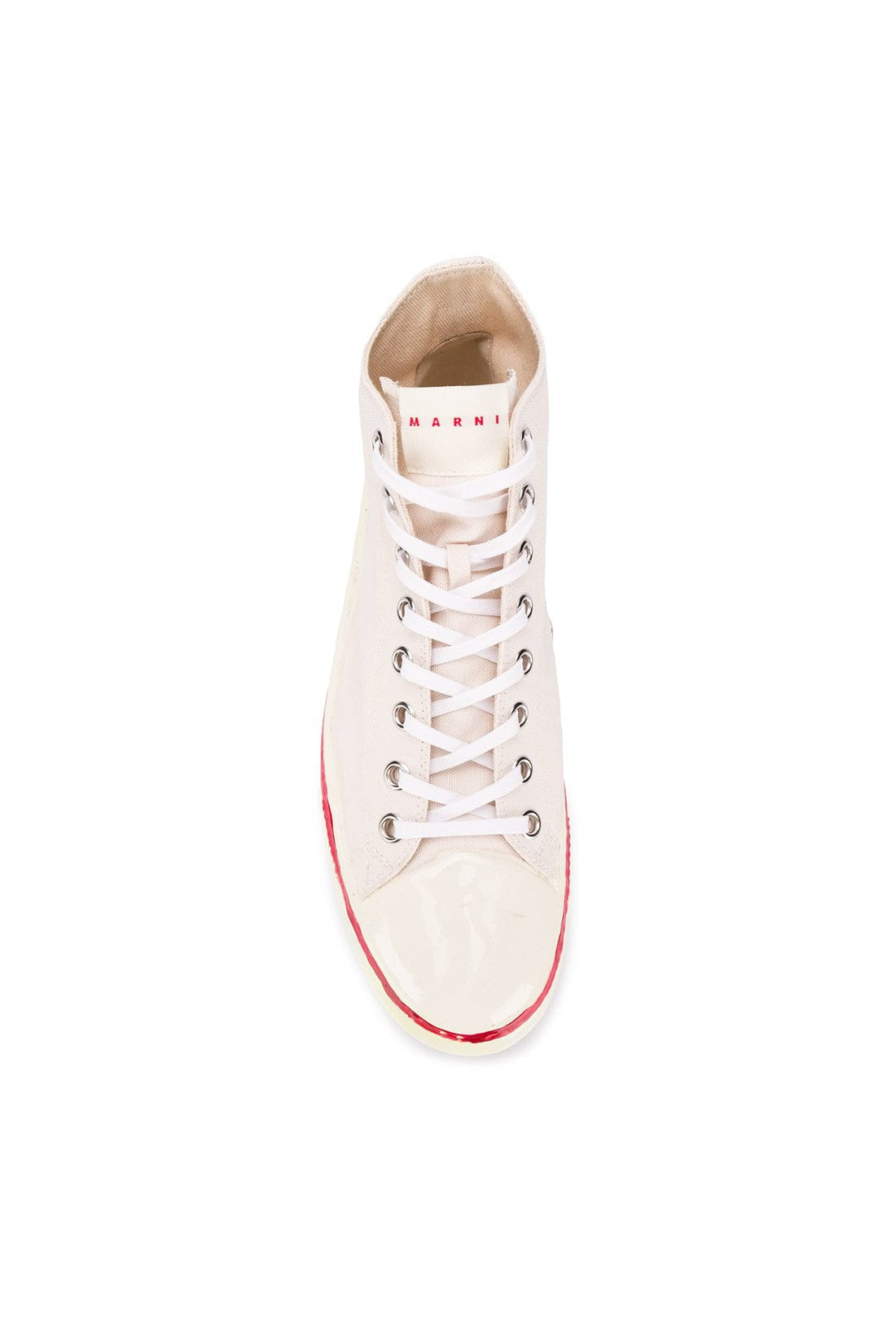 Marni-OUTLET-SALE-Graffiti Logo High-Top Sneakers-ARCHIVIST