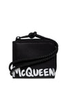 Alexander McQueen-OUTLET-SALE-Graffiti Logo Wallet-ARCHIVIST