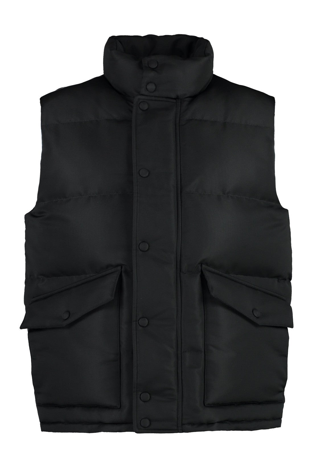 Alexander McQueen-OUTLET-SALE-Graffiti Puffer full zip field vest-ARCHIVIST