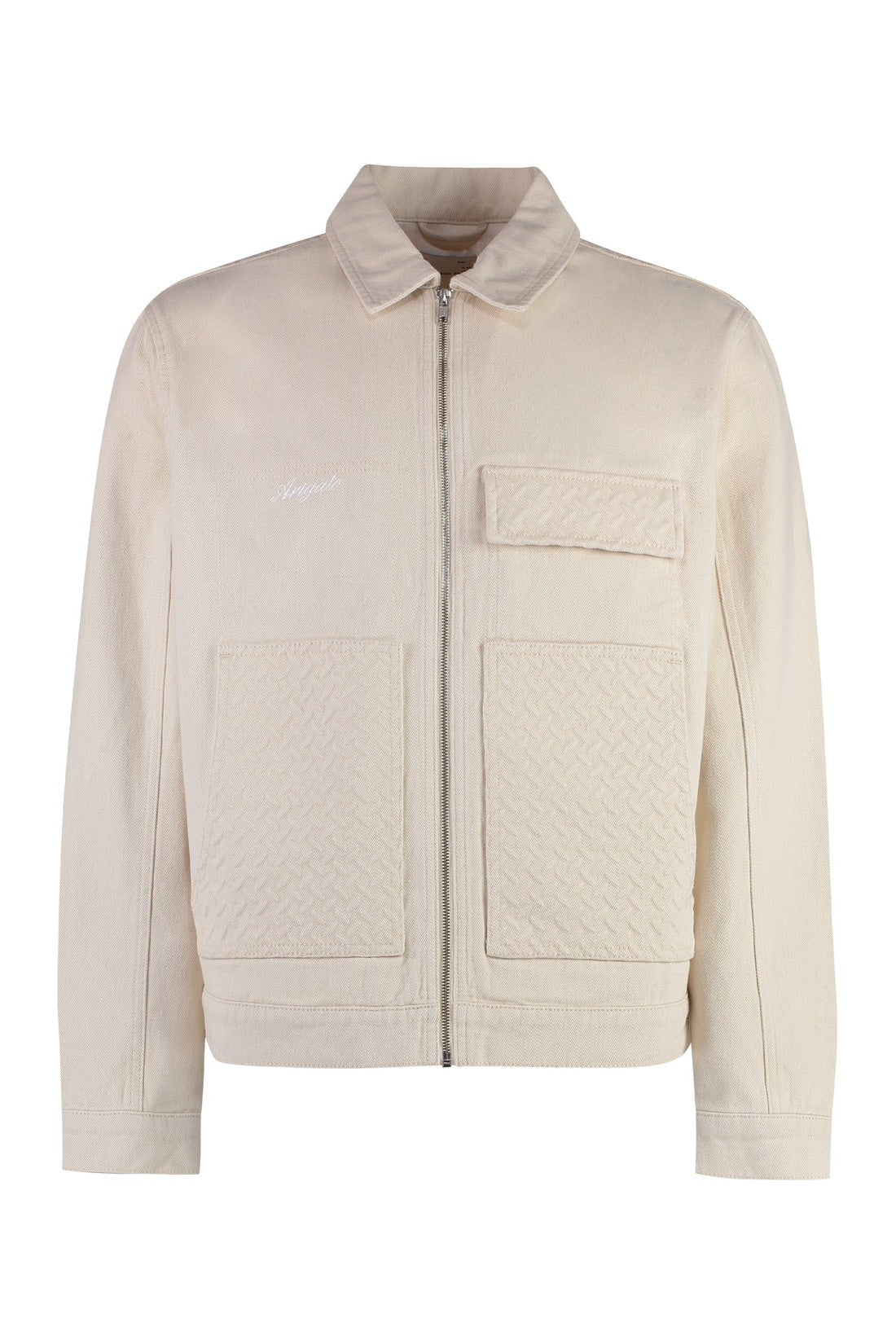 Axel Arigato-OUTLET-SALE-Grate zippered cotton jacket-ARCHIVIST