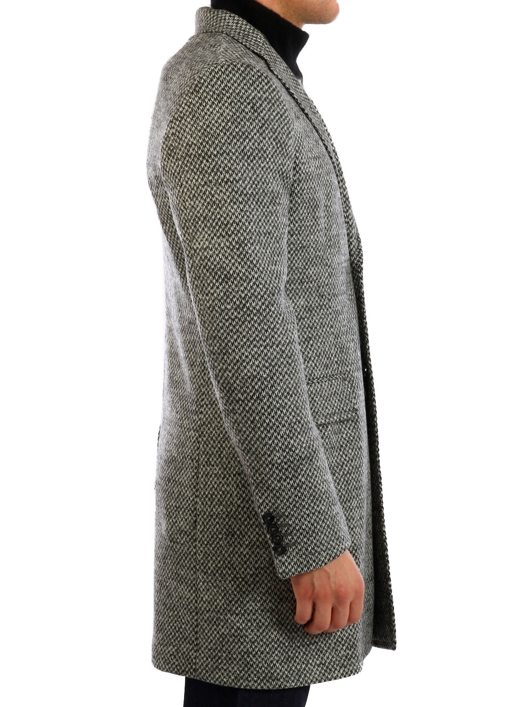 TONELLO-OUTLET-SALE-Gray Wool Coat-ARCHIVIST