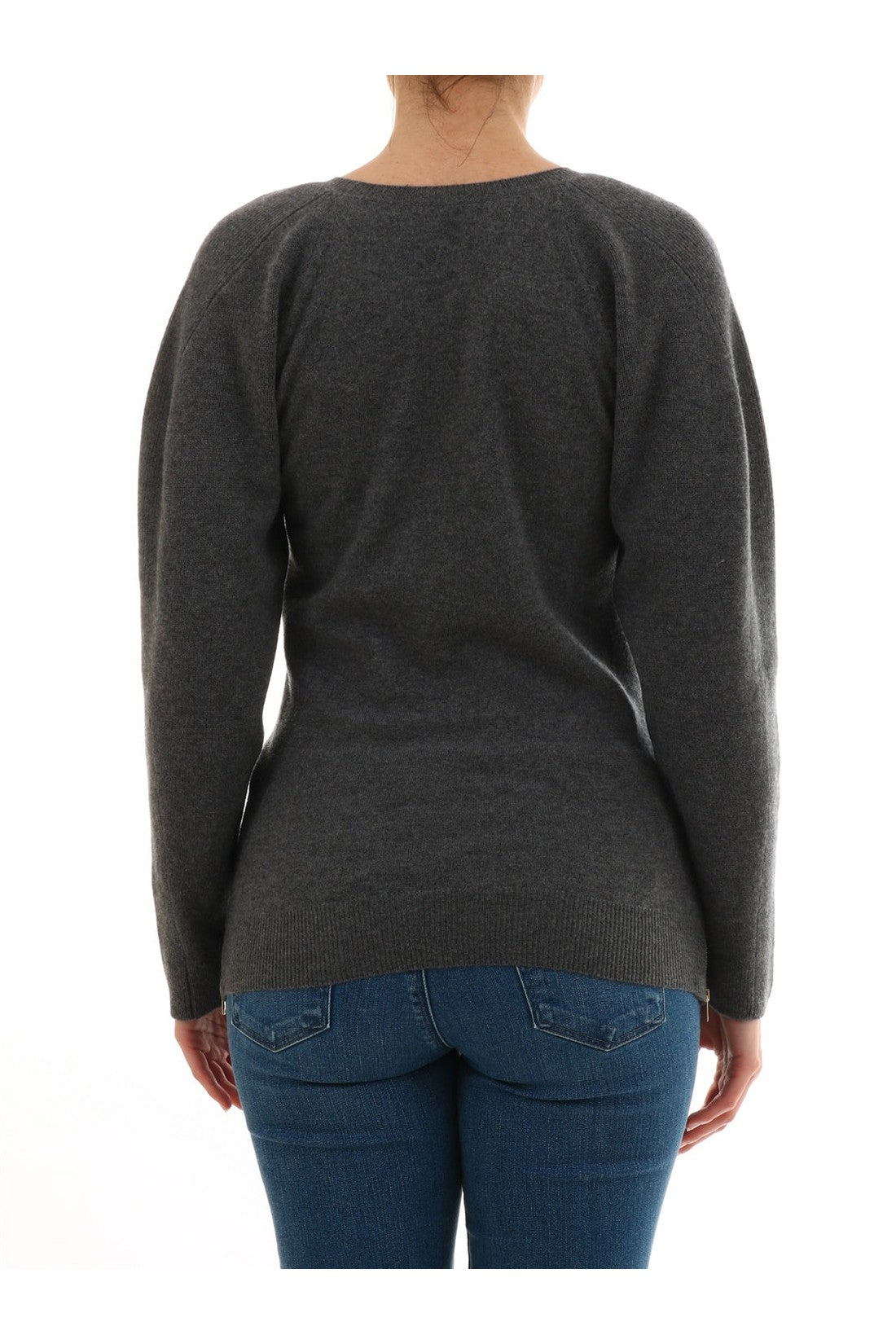 STELLA MCCARTNEY-OUTLET-SALE-Gray Wool Sweater-ARCHIVIST