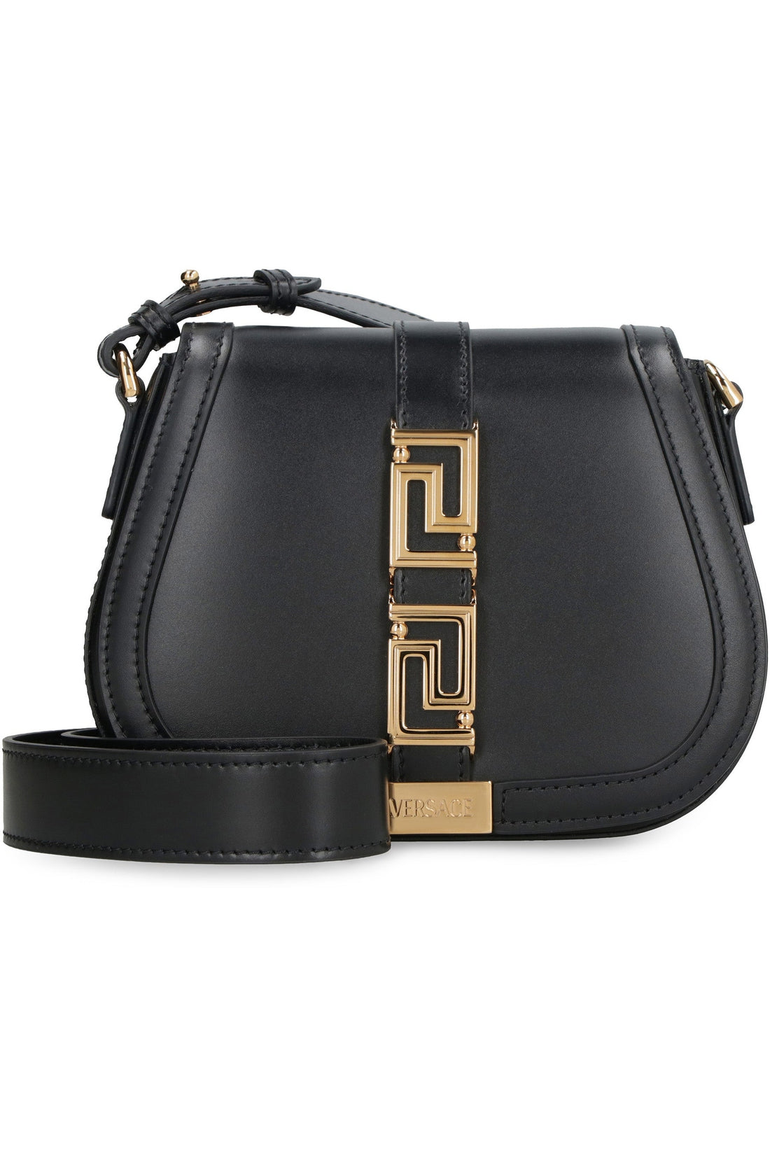 Versace-OUTLET-SALE-Greca Goddess leather shoulder bag-ARCHIVIST