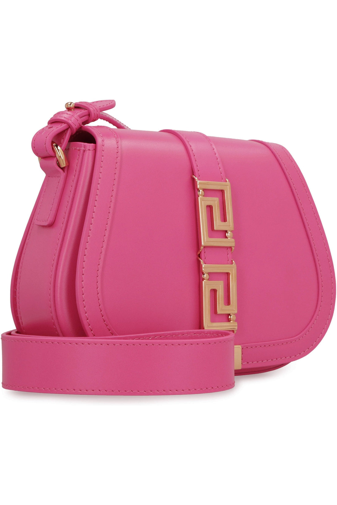 Versace-OUTLET-SALE-Greca Goddess leather shoulder bag-ARCHIVIST