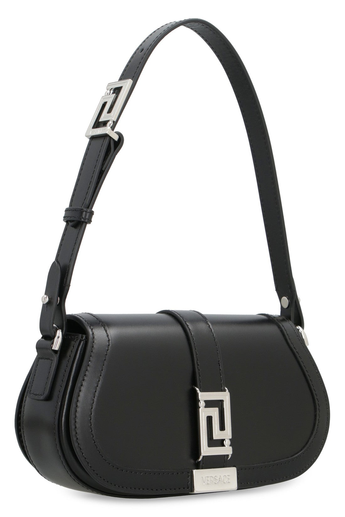Versace-OUTLET-SALE-Greca Goddess mini leather shoulder bag-ARCHIVIST