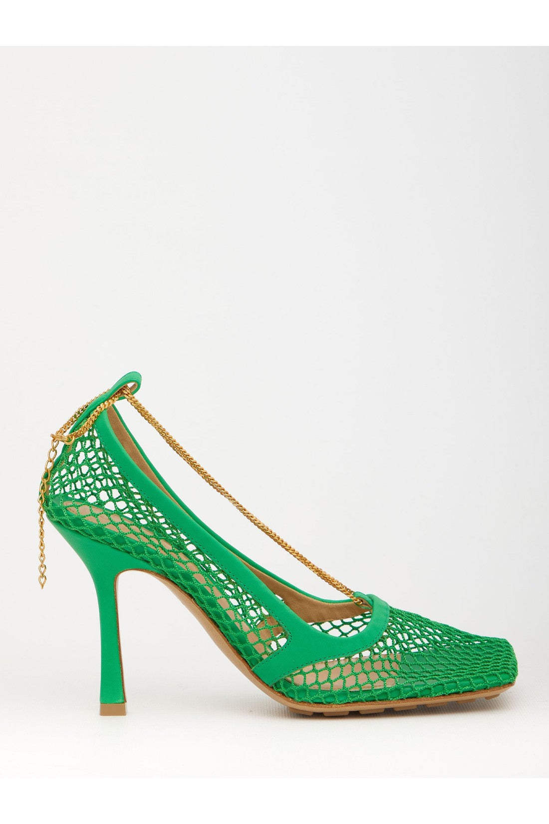 BOTTEGA VENETA-OUTLET-SALE-Green Stretch sandals-ARCHIVIST