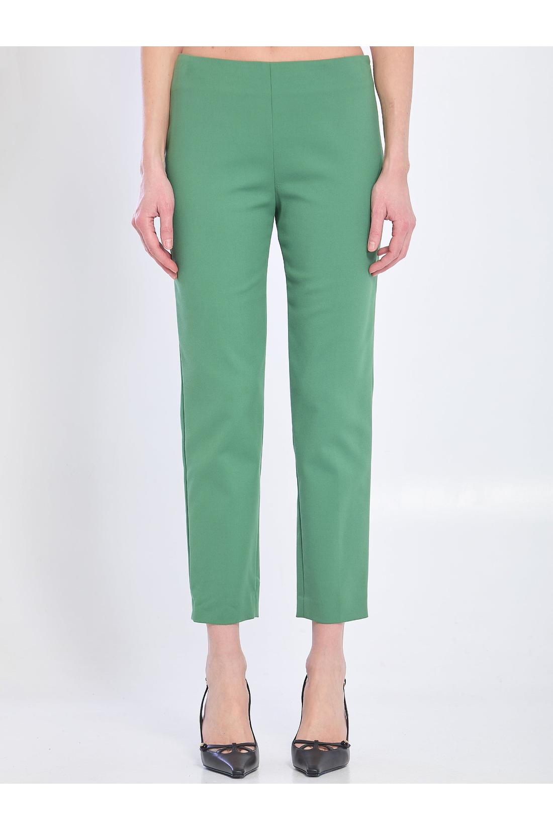 M Missoni-OUTLET-SALE-Green trousers-ARCHIVIST