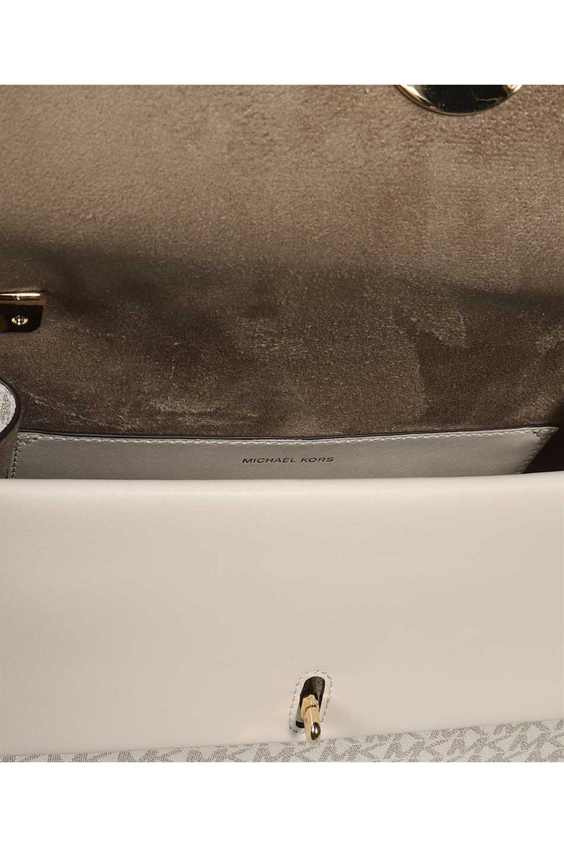 MICHAEL MICHAEL KORS-OUTLET-SALE-Greenwich logo print canvas handbag-ARCHIVIST