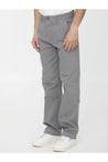 AMI PARIS-OUTLET-SALE-Grey chino pants-ARCHIVIST