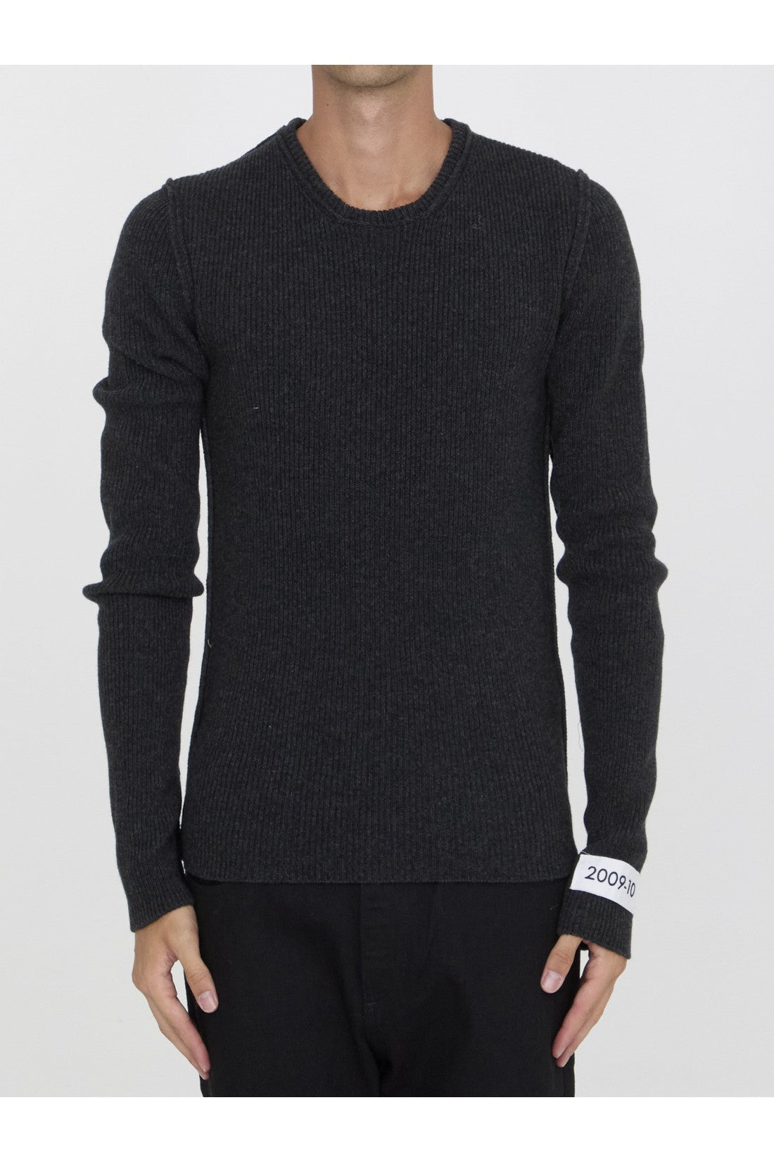 DOLCE&GABBANA-OUTLET-SALE-Grey sweater-ARCHIVIST