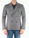 TONELLO-OUTLET-SALE-Grey wool jacket-ARCHIVIST