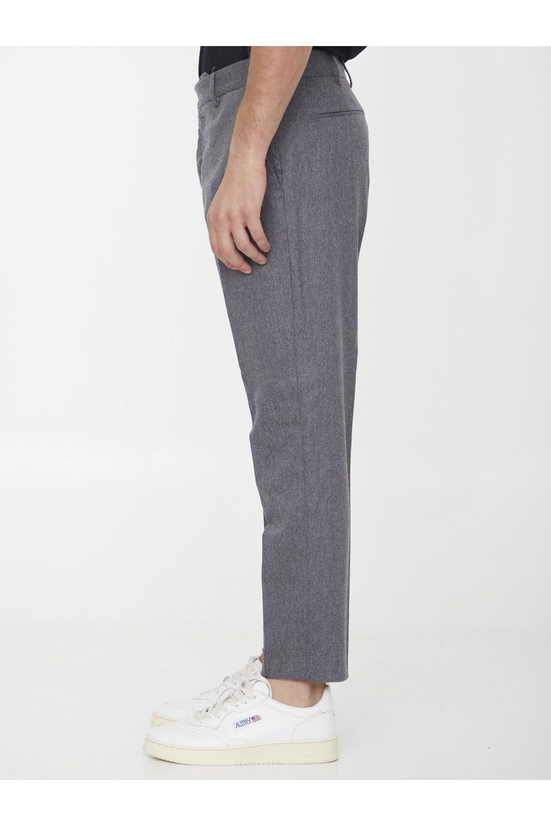 PT TORINO-OUTLET-SALE-Grey wool trousers-ARCHIVIST