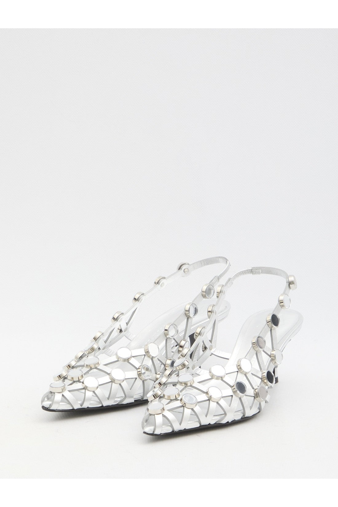 The Attico-OUTLET-SALE-Grid slingback-ARCHIVIST