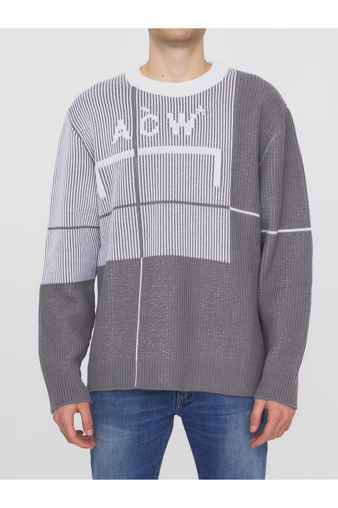 A-COLD-WALL-OUTLET-SALE-Grid sweater-ARCHIVIST