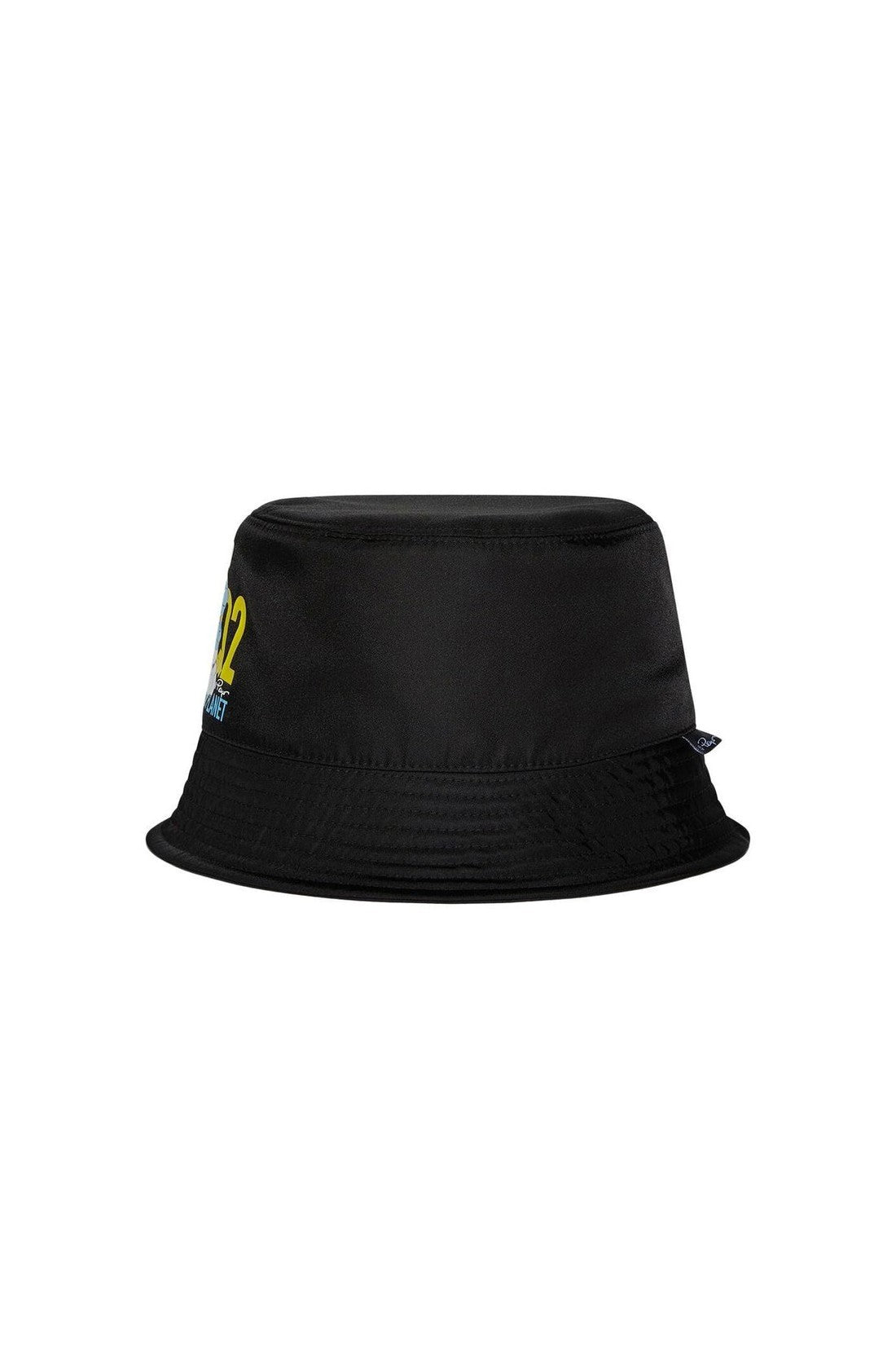 Dsquared2-OUTLET-SALE-Grouchy Smurfs Logo Bucket Hat-ARCHIVIST