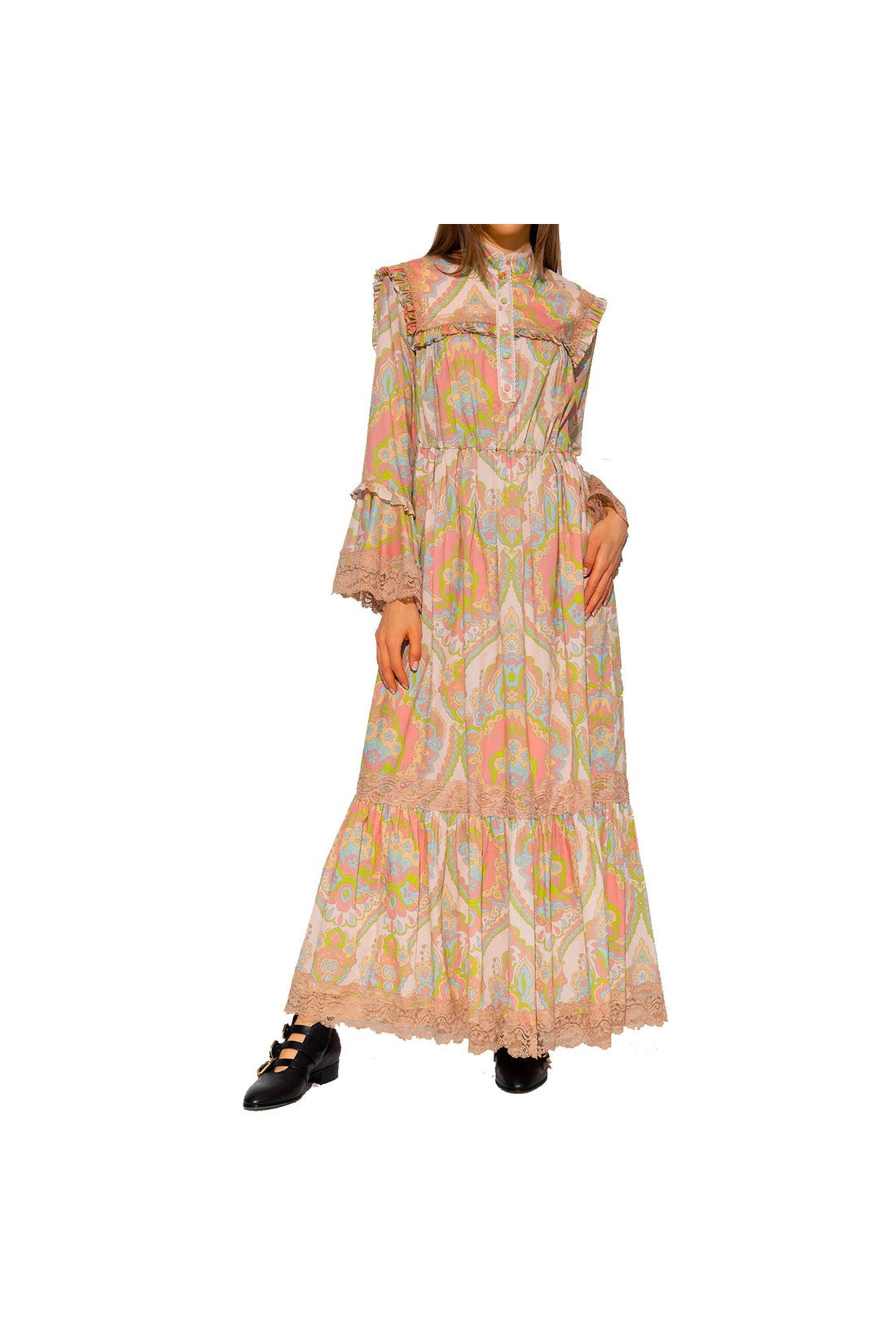 Gucci-OUTLET-SALE-Gucci Fiorito Floral Dress-ARCHIVIST