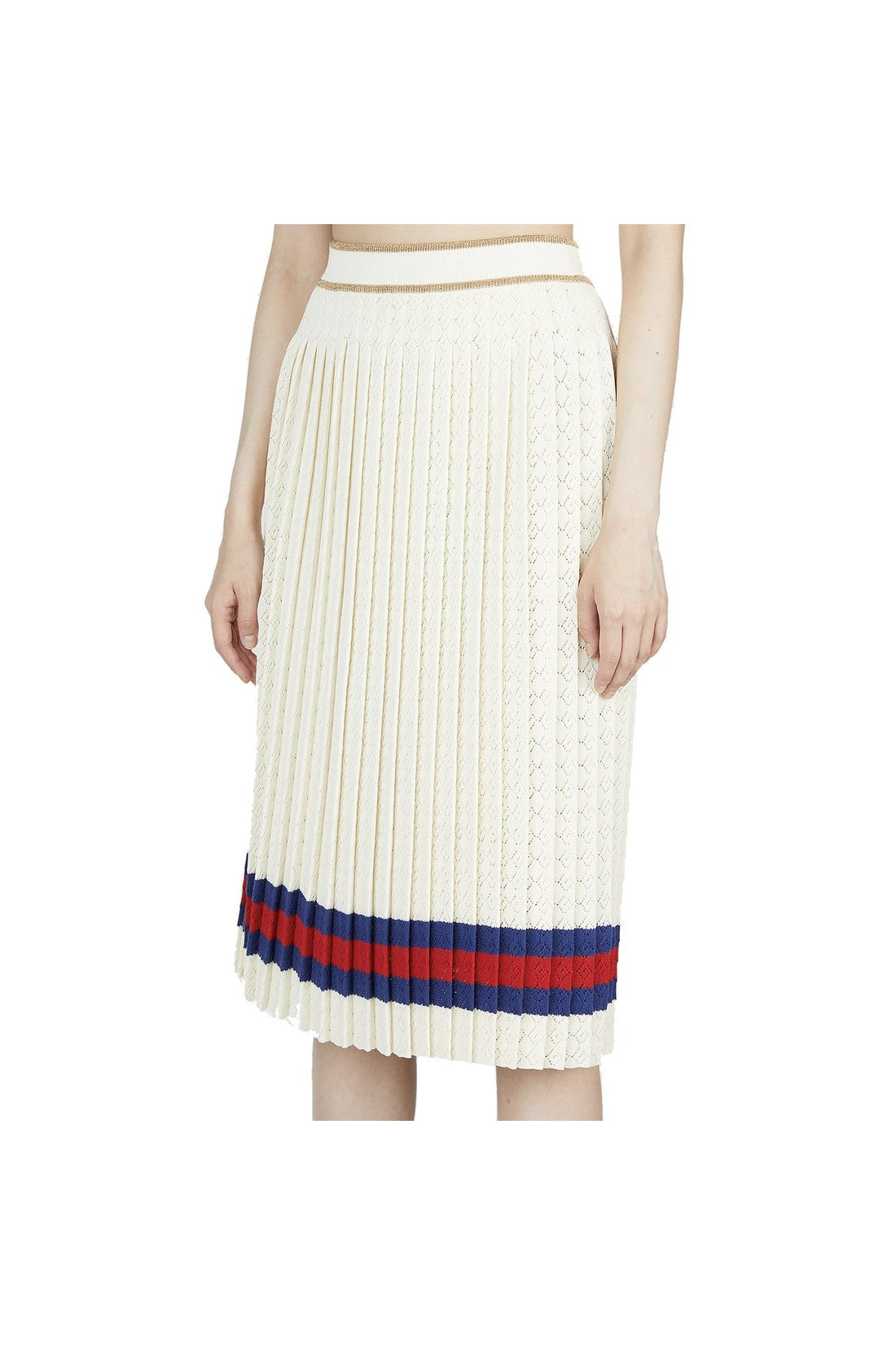 GUCCI-OUTLET-SALE-Gucci G Rhombus Knit Skirt-ARCHIVIST