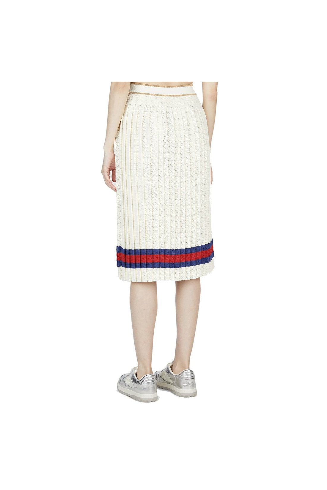 GUCCI-OUTLET-SALE-Gucci G Rhombus Knit Skirt-ARCHIVIST