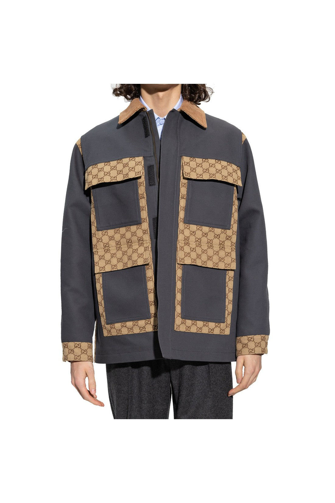 GUCCI-OUTLET-SALE-Gucci Gg Supreme Cotton Jacket-ARCHIVIST