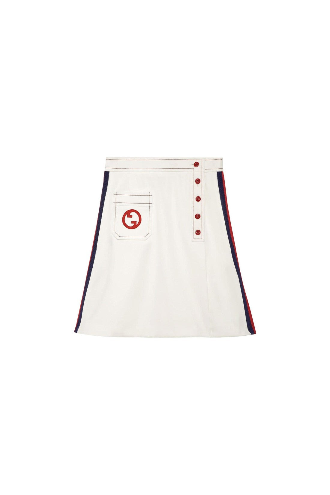 GUCCI-OUTLET-SALE-Gucci Interlocking G A-line Skirt-ARCHIVIST