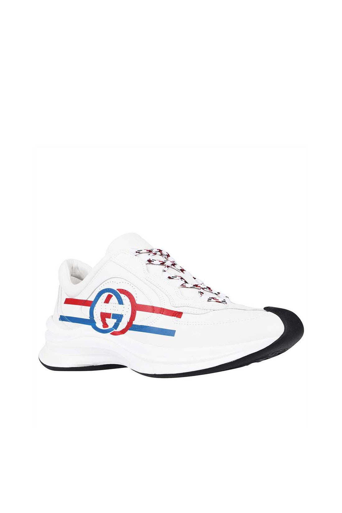 GUCCI-OUTLET-SALE-Gucci Run Leather Sneakers-ARCHIVIST