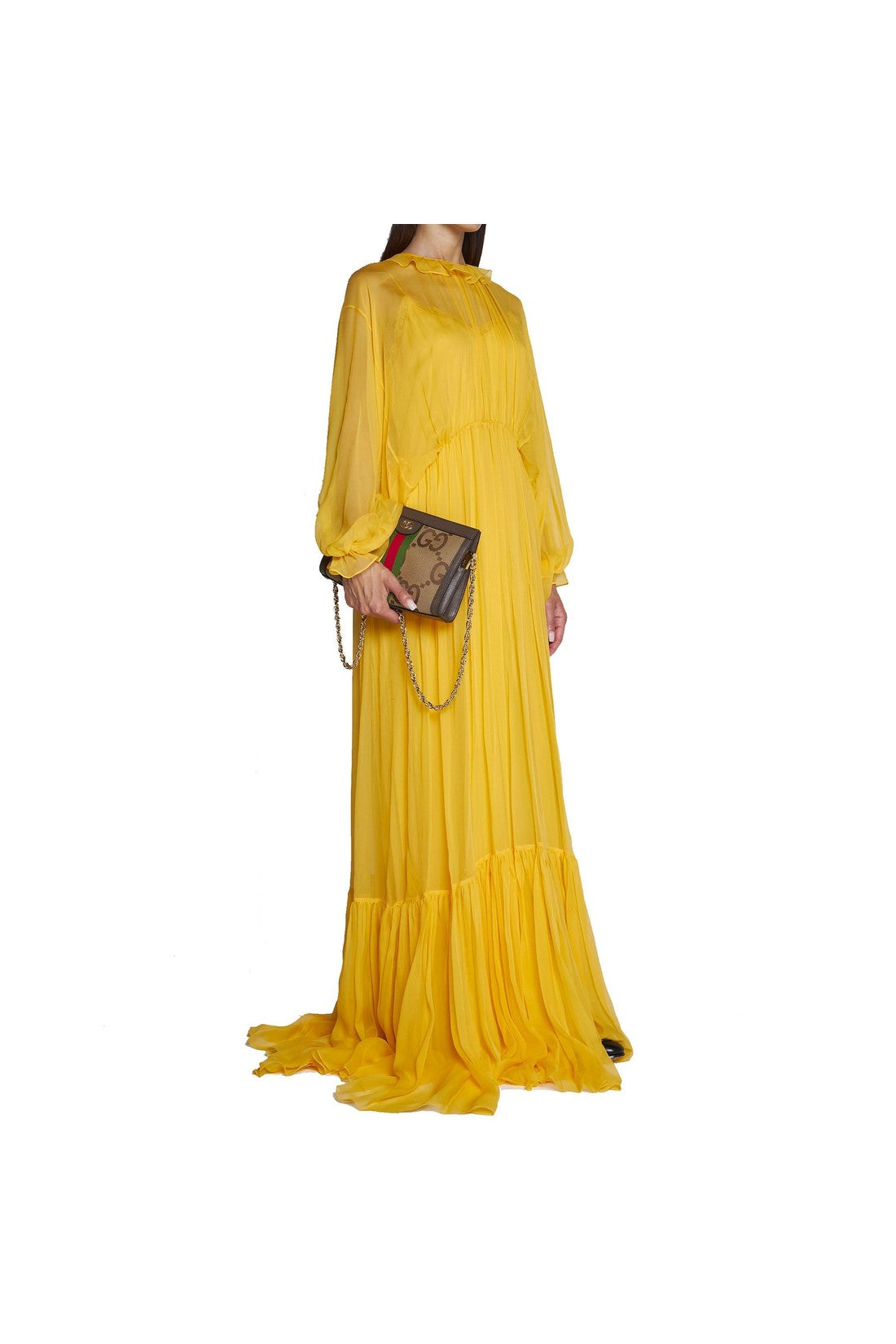 GUCCI-OUTLET-SALE-Gucci Silk Long Dress-ARCHIVIST