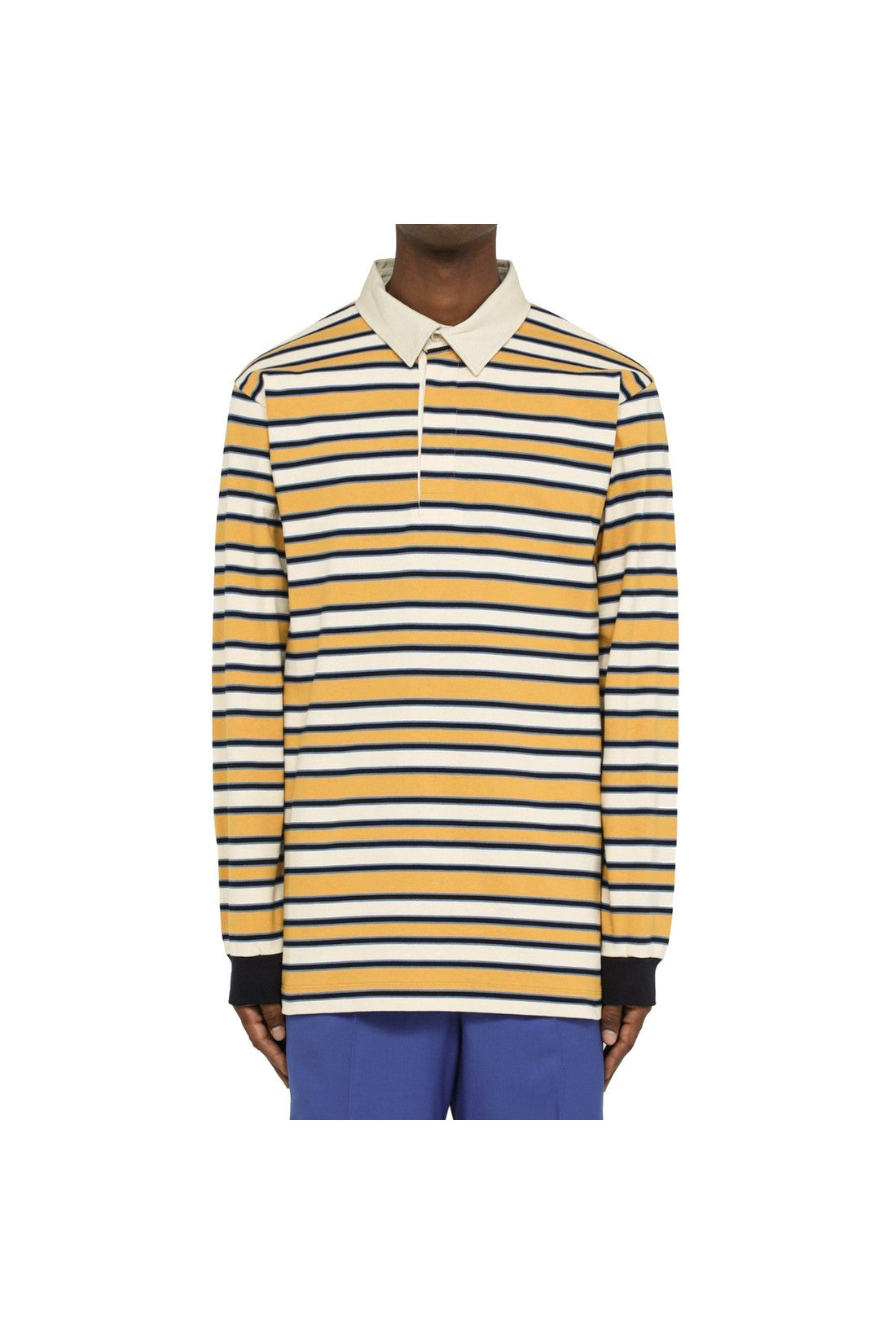 GUCCI-OUTLET-SALE-Gucci Striped Polo Shirt-ARCHIVIST