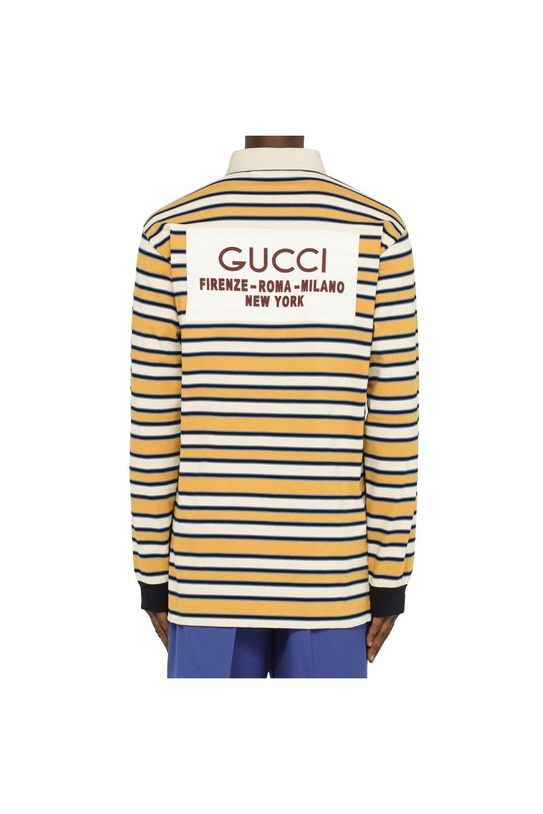 GUCCI-OUTLET-SALE-Gucci Striped Polo Shirt-ARCHIVIST