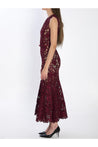 Self Portrait-OUTLET-SALE-Guipure lace midi dress-ARCHIVIST