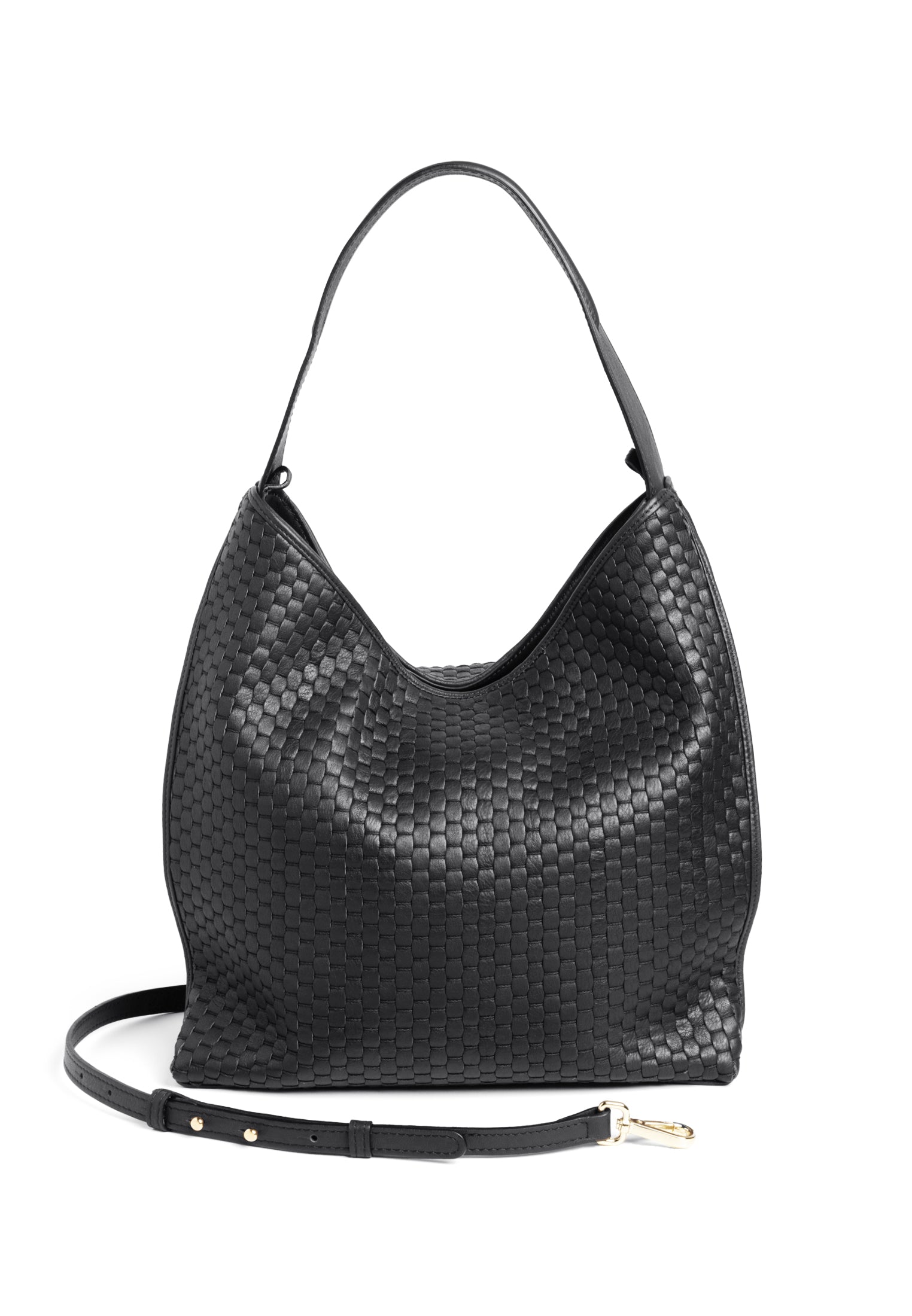 '697' Hobo Bag Black