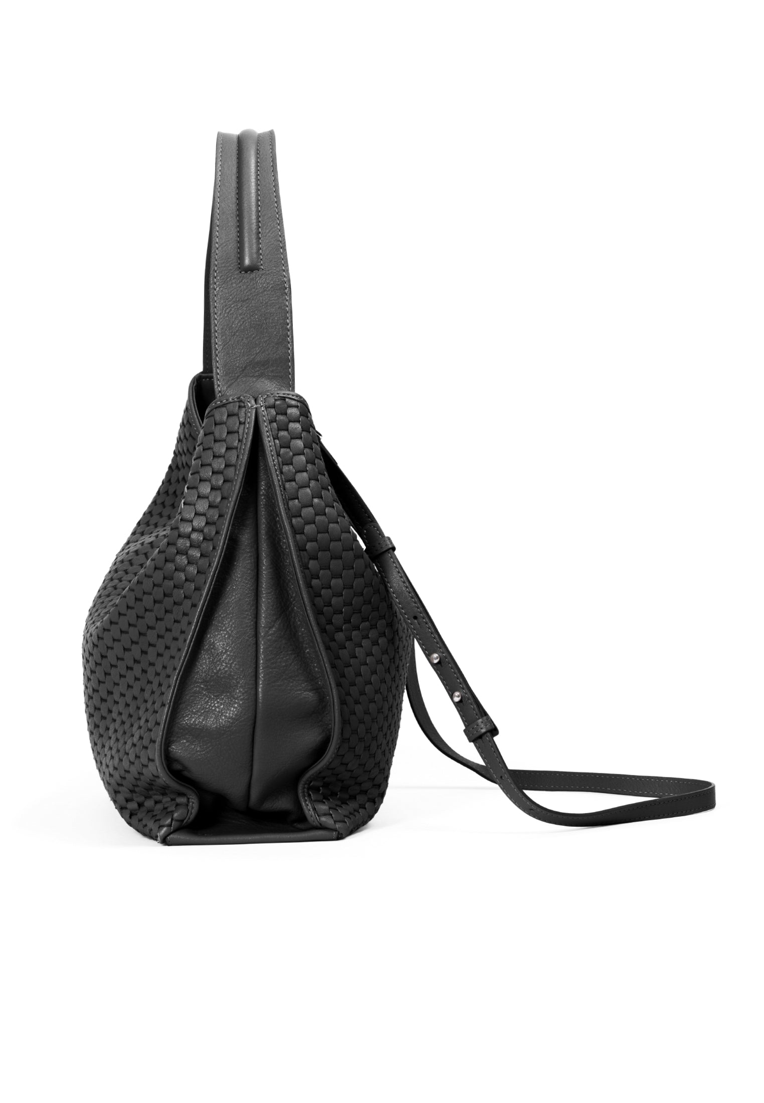 '697' Hobo Bag Black