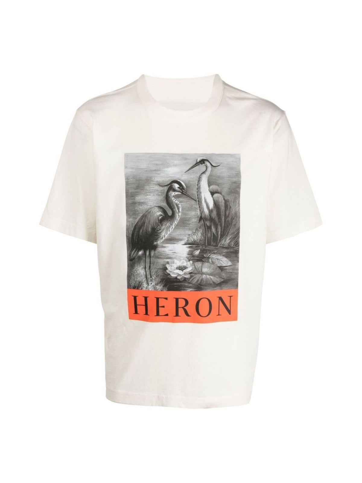 Heron Logo Print Relaxed T-Shirt