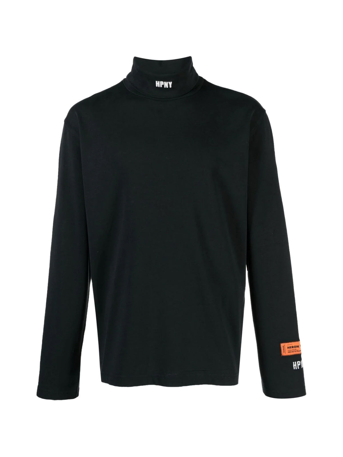 Heron Preston-OUTLET-SALE-HPNY Logo Turtleneck T-Shirt-ARCHIVIST