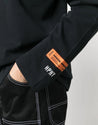 Heron Preston-OUTLET-SALE-HPNY Logo Turtleneck T-Shirt-ARCHIVIST