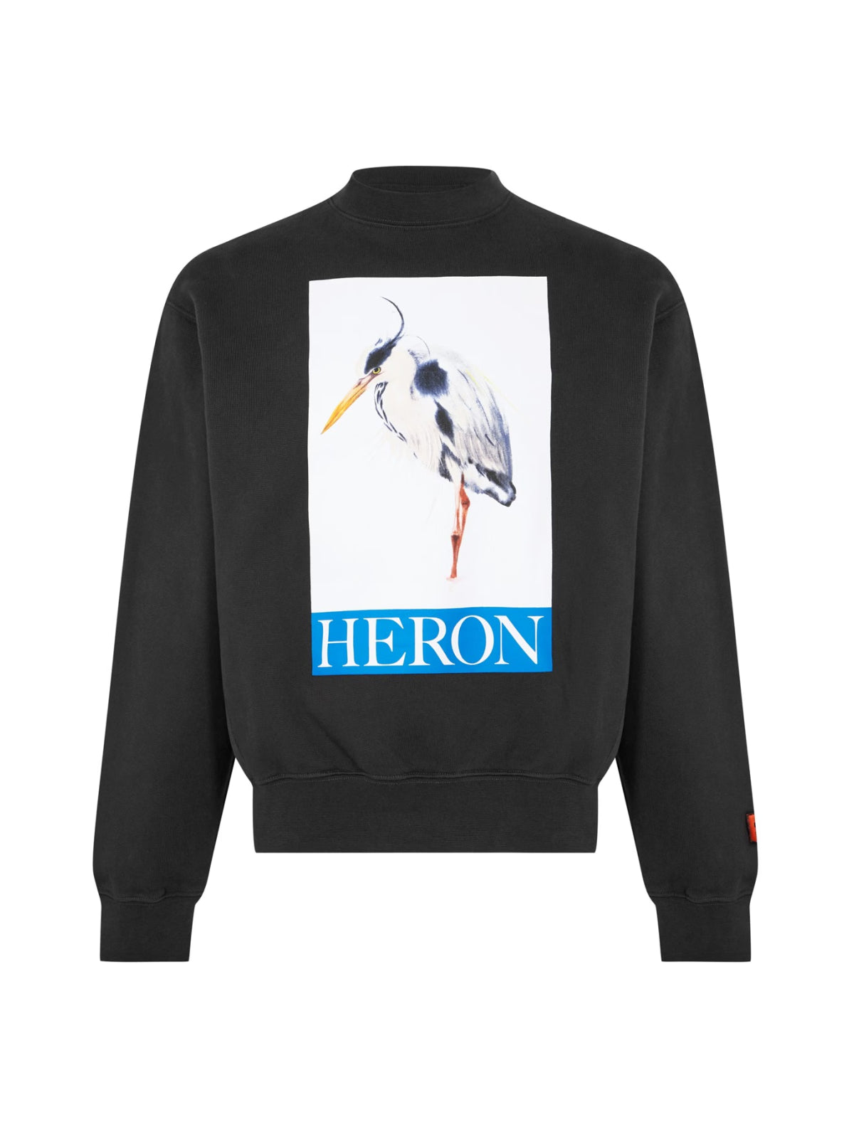 Heron Preston-OUTLET-SALE-Heron Bird Painted Crewneck Sweatshirt-ARCHIVIST