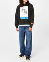 Heron Preston-OUTLET-SALE-Heron Bird Painted Crewneck Sweatshirt-ARCHIVIST