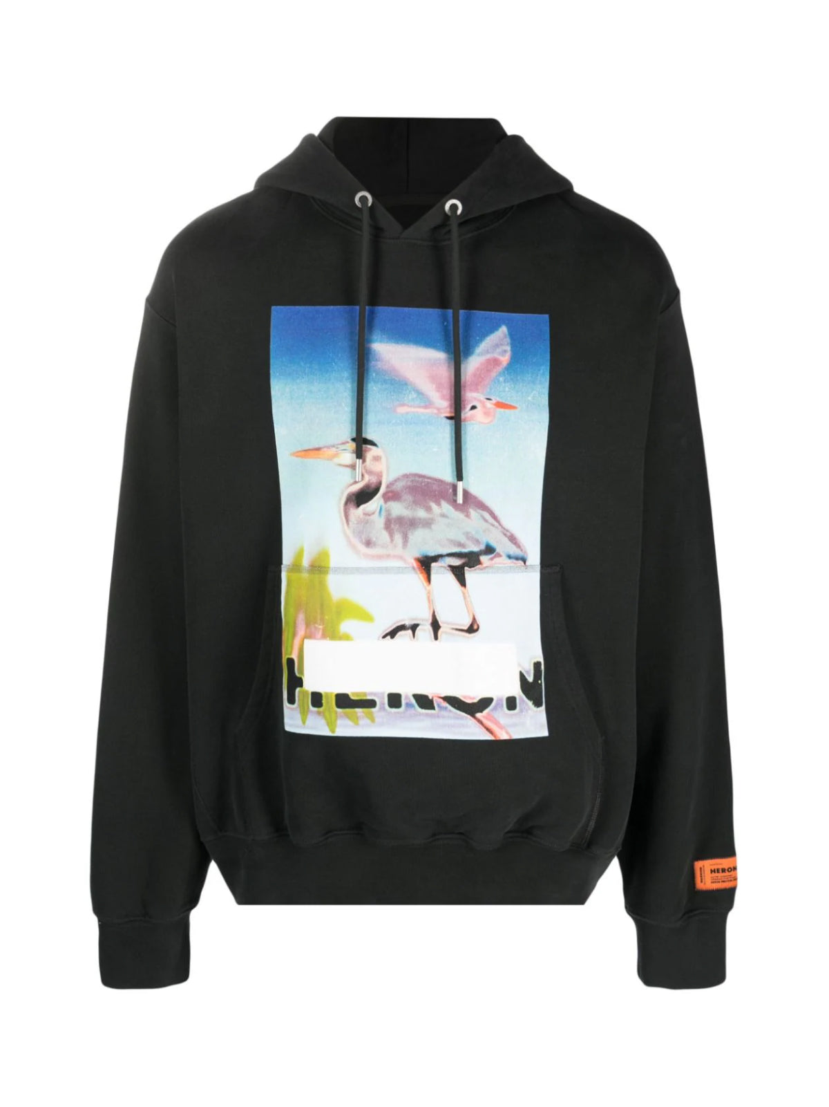 Heron Preston-OUTLET-SALE-Heron Censored Logo Hoodie-ARCHIVIST