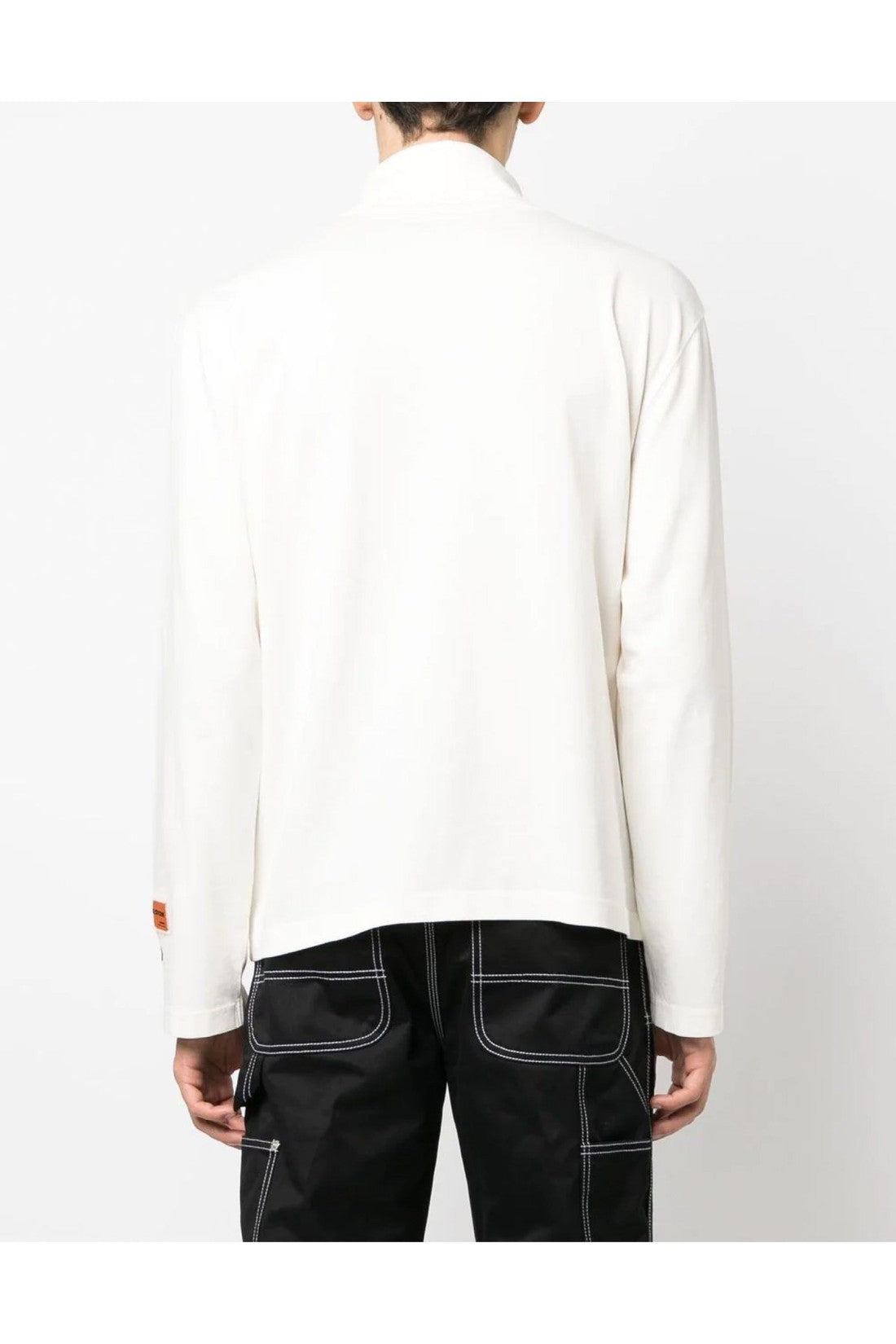 Heron Preston-OUTLET-SALE-HPNY Logo Rollneck T-Shirt-ARCHIVIST