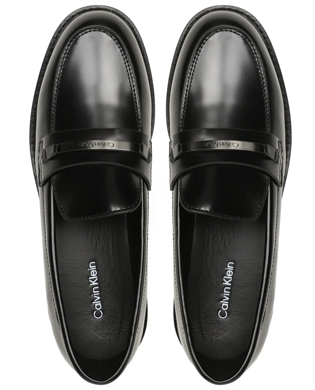 Calvin Klein-OUTLET-SALE-Logo Detail Loafers-ARCHIVIST