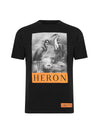 Heron Preston-OUTLET-SALE-Heron Oversize Logo T-Shirt-ARCHIVIST