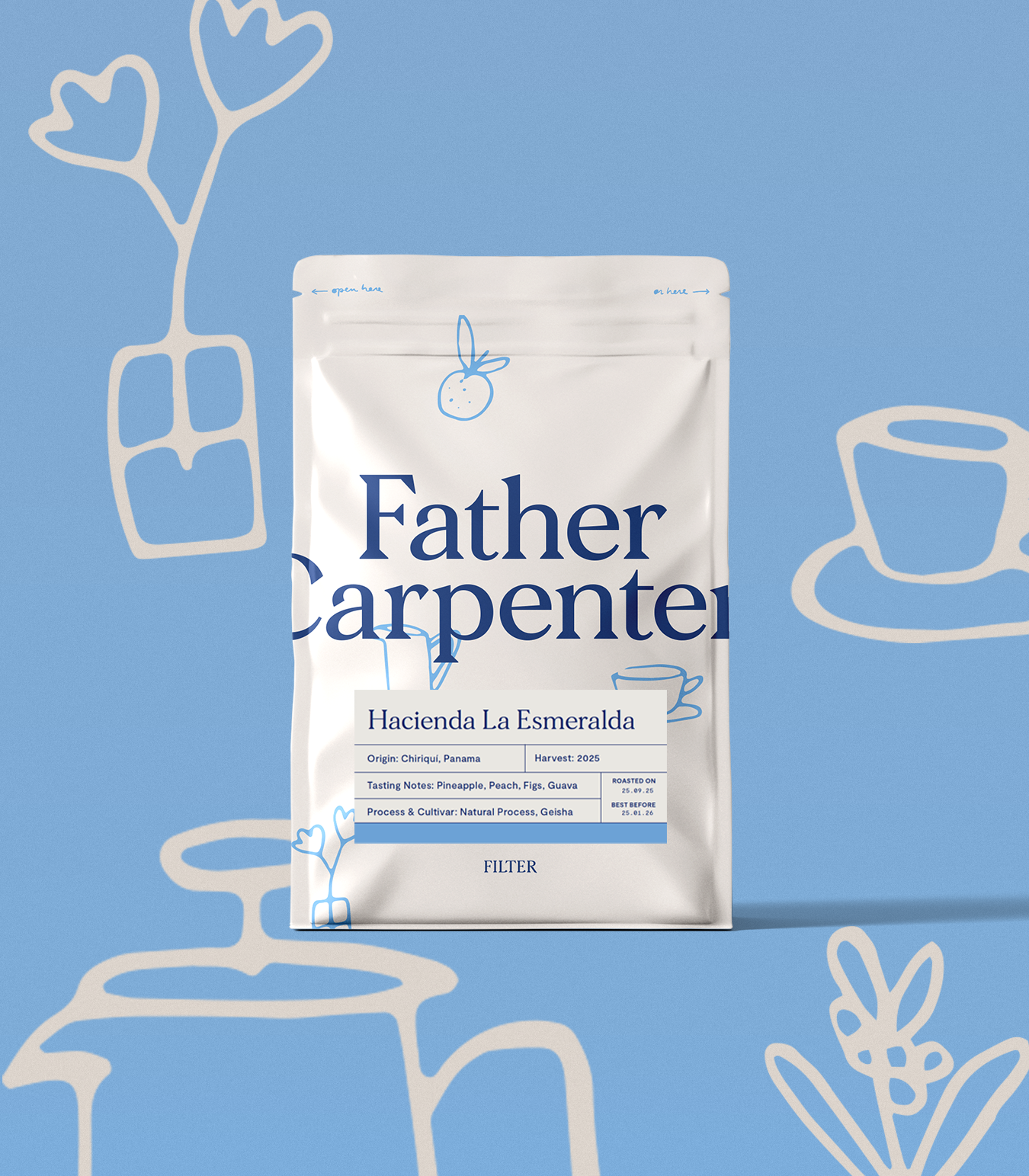 Father Carpenter-Special Edition - Hacienda La Esmeralda, Natural Geisha - Bosque Lot-Coffee Beans-Black-Deal-Outlet-by-ARCHIVIST