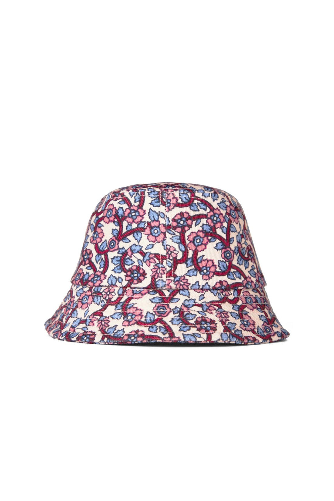 Isabel Marant-OUTLET-SALE-Haley Floral Print Logo Bucket Hat-ARCHIVIST