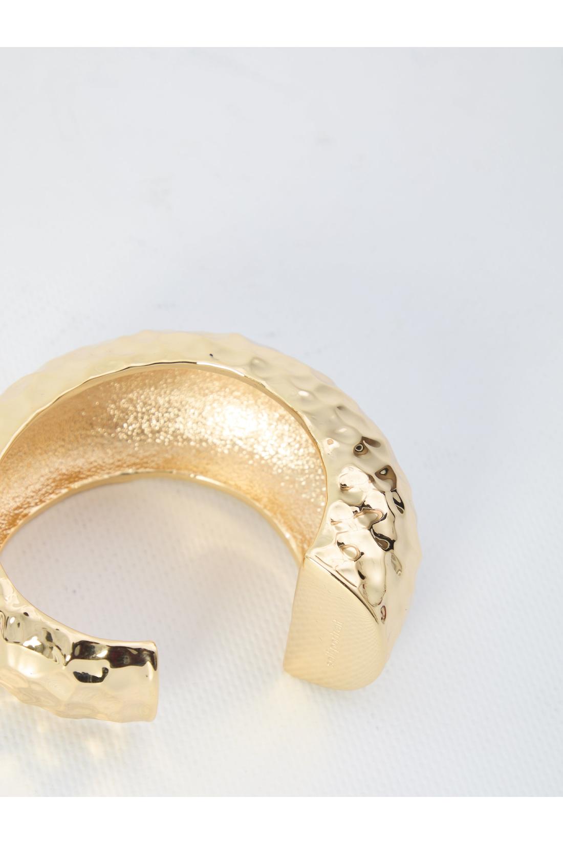 Self Portrait-OUTLET-SALE-Hammered gold cuff-ARCHIVIST