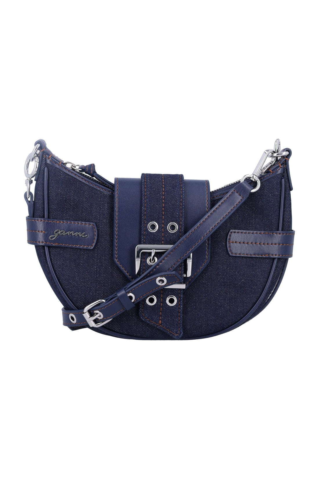 GANNI-OUTLET-SALE-Handbag BLAU-ARCHIVIST