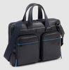 PIQUADRO-OUTLET-SALE-Handbag BLAU-ARCHIVIST