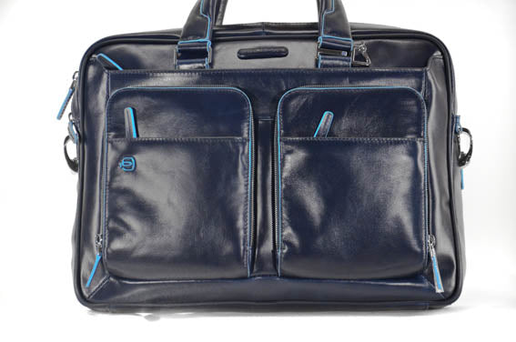 PIQUADRO-OUTLET-SALE-Handbag BLAU-ARCHIVIST