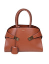 SALVATORE FERRAGAMO-OUTLET-SALE-Handbag BRAUN-ARCHIVIST