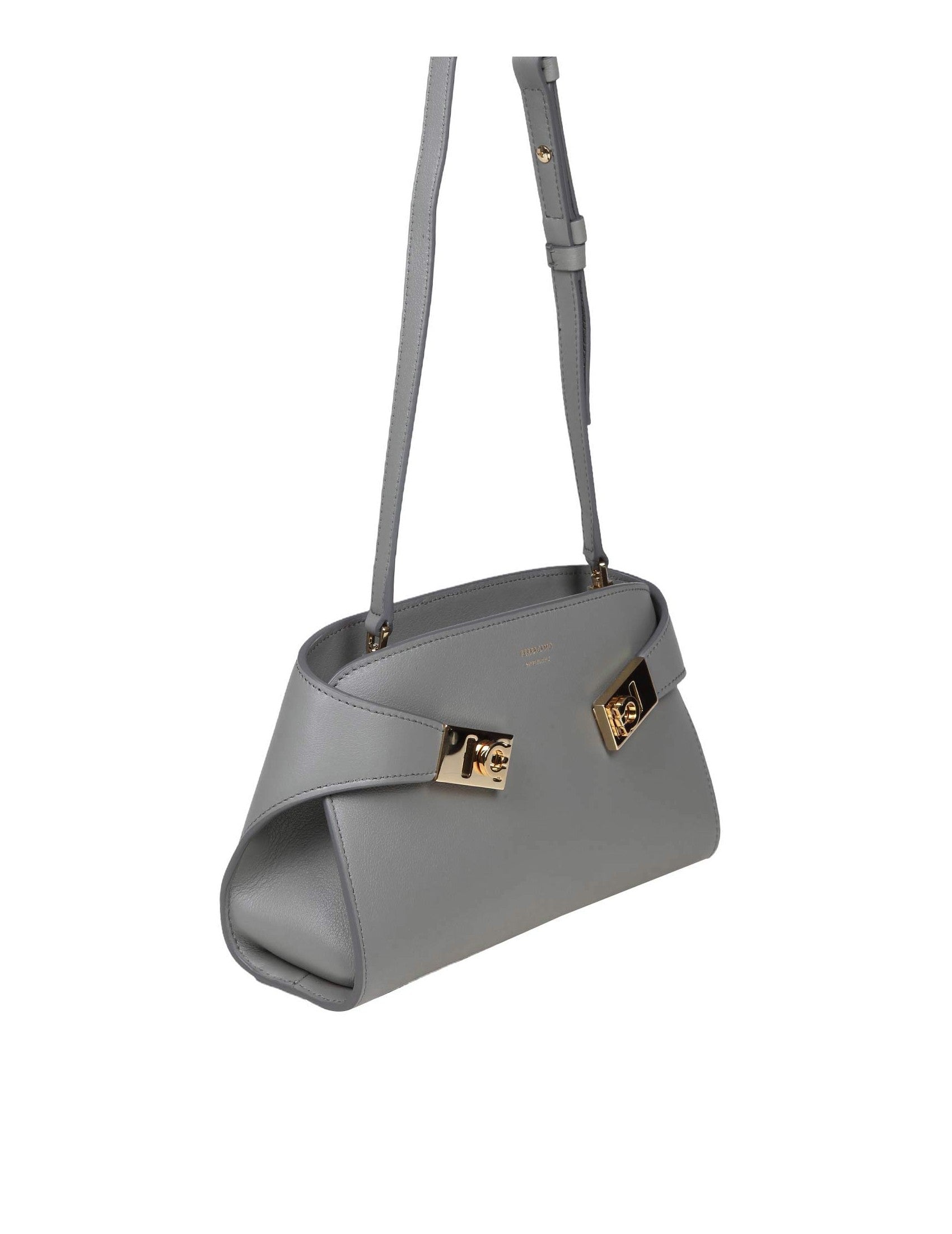 SALVATORE FERRAGAMO-OUTLET-SALE-Handbag GRAU-ARCHIVIST