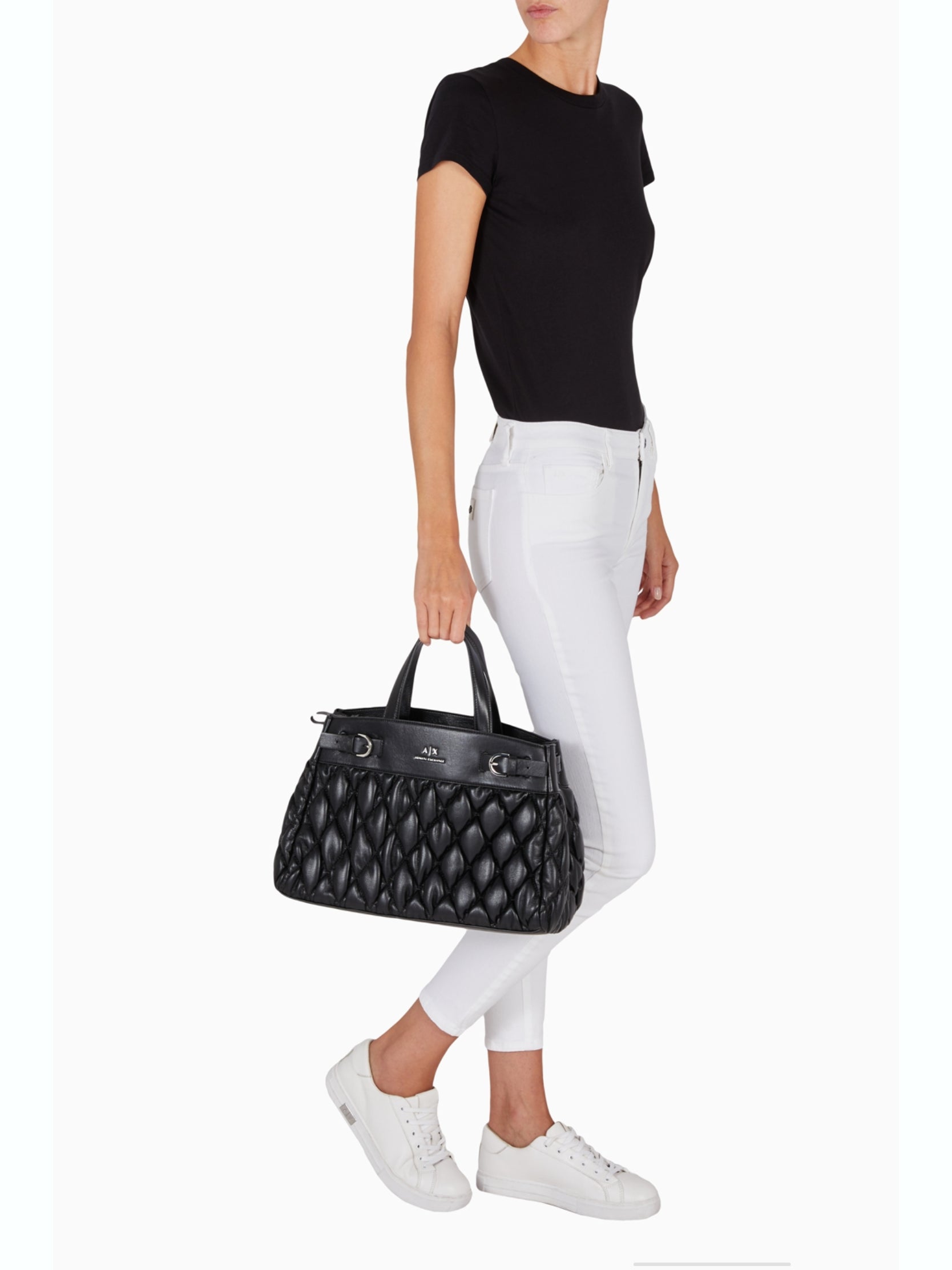 ARMANI EXCHANGE-OUTLET-SALE-Handbag SCHWARZ-ARCHIVIST